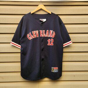 Vintage 90's Cleveland Guardians Roberto Alomar Jersey